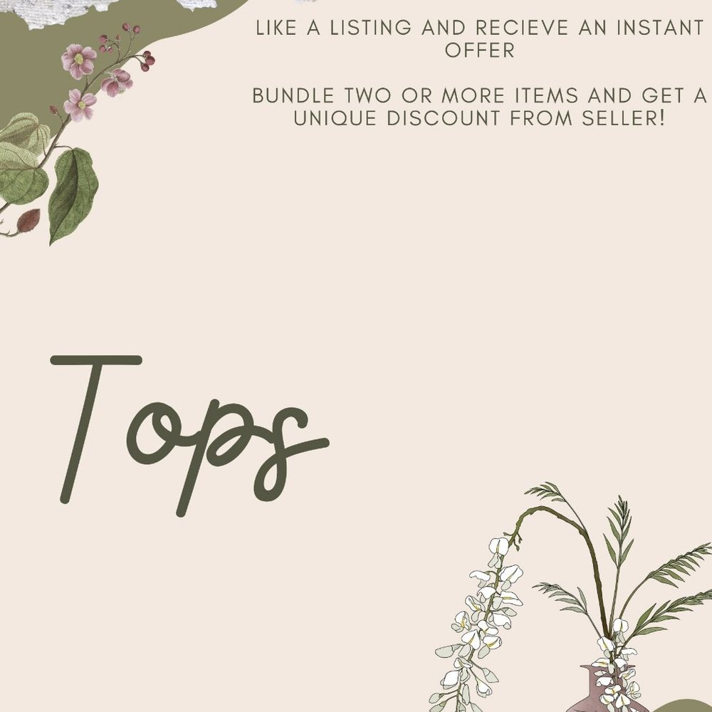 Tops starting at $8 !!